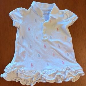 Ralph Lauren Kids Polo with Multicolor Embroidery